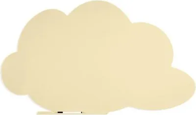 Produktbild von Symbol-Tafel Skinshape Wolke lackiert 75x115cm RAL 1013 perlweiß.