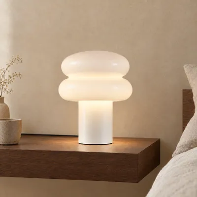Produktbild von lusenz LED Tischleuchte Elistro 2W IP20 Creme mit Dimmer