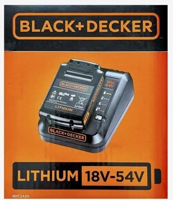 Image de Kit batterie + chargeur BLACK+DECKER 18V 2Ah - BDC2A20-QW