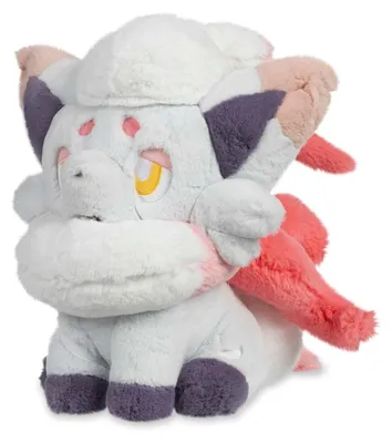 Produktbild von Pokémon Center Hisui-Zorua (Hisuian Zorua) Kuschelige Freunde Plüsch – 41 cm