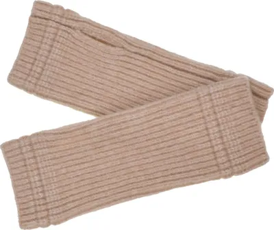 Seeberger Strick Stulpen in beige