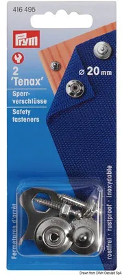 Immagine prodotto di Tenax bottoni a pressione in blister 2+2 , 1 pezzo