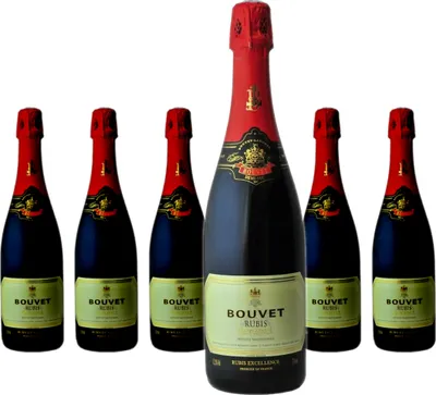 Produktbild von 6 x Bouvet Rubis Méthode Traditionelle Rouge Demi-Sec