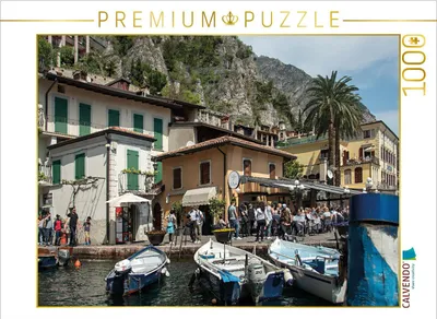 Produktbild von CALVENDO Puzzle Limone Sul Garda | 1000 Teile Lege-Größe 64x48cm Foto-Puzzle für glückliche Stunden