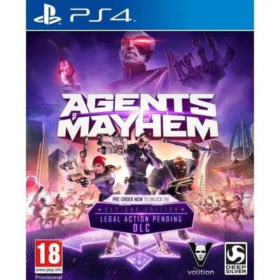 Zdjęcie produktu dla Deep Silver Agents of Mayhem - Day One Edition, PlayStation 4, od 17 lat, Nośnik fizyczny