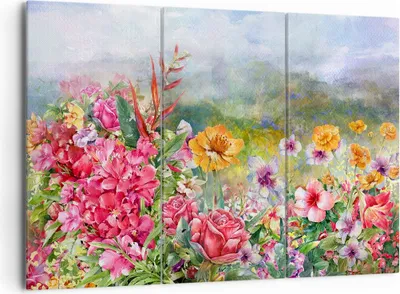 Produktbild von Bild auf Leinwand - Leinwandbild - blume sommer natur - 165x110cm - Wand Bild - Wanddeko - Leinwanddruck - Bilder - Kunstdruck - Wanddekoration - Leinwand bilder - Wandkunst - CE165x110-3843