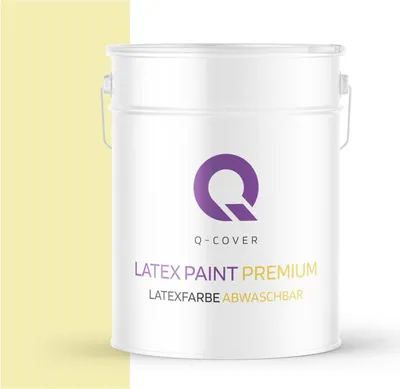 Produktbild von Latexfarbe Abwaschbar | Hell Zitrone 10 L | Innenfarbe | Wandfarbe | Deckenfarbe | Klasse 2 Mattfarbe Für Allergiker Scheuerfest Geruchlos Frei