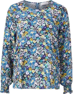 Produktbild von Rich & Royal printed blouse midnight blue 34