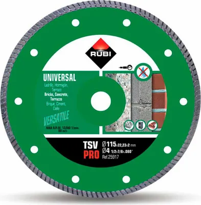 Obrázek produktu pro Rubi Diamond Blade Tsv 115 Pro Turbo Dry