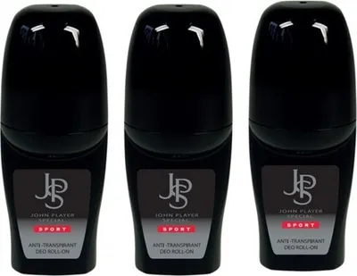 Produktbild von John Player Special Sport Anti Transpirant Deo Roll-On 3 x 50 ml
