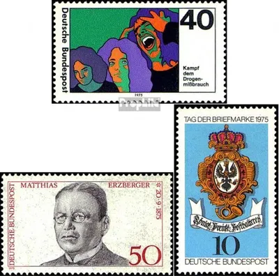 Produktbild von Briefmarken BRD (BR.Deutschland) 1975 Mi 864,865,866 (kompl.Ausg.) postfrisch Kampf dem Drogenmißbrauch