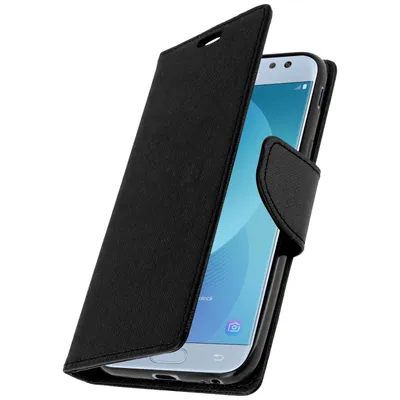 Obrázok produktu pre Avizar, módne ochranné flipové puzdro pre Samsung Galaxy J3 2017, čierne