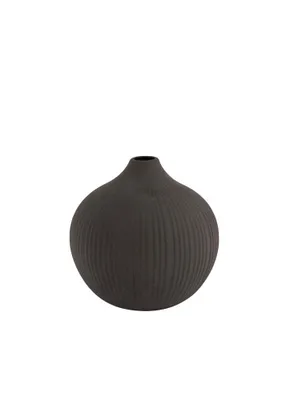 Produktbild von Storefactory Vase Fröbacken Dark Grey Structure (13cm)
