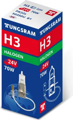 Produktbild von Tungsram H3 Halogen Birne 70W 24V