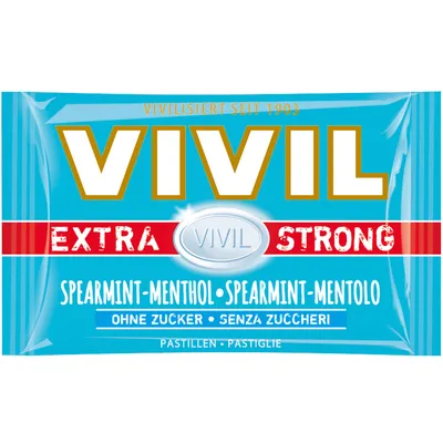 Produktbild von VIVIL® Extra Strong Spearmint-Menthol Bonbons 75,0 g