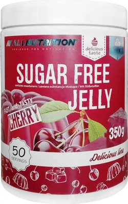Produktbild von ALLNUTRITION Sugar Free Jelly 350g Kirsche Zuckerfreie Gelee Low-Calorie Jelly