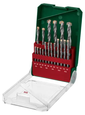 Produktbild von PARKSIDE® HSS- / Holz- / Steinbohrersatz (Steinbohrer 18tlg.)