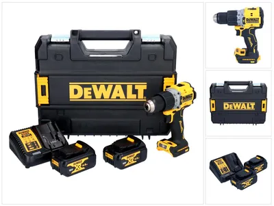 Immagine prodotto di DeWalt DCD 805 M2T trapano a percussione a batteria 18 V 90 Nm senza spazzole + 2x batteria ricaricabile 4,0 Ah + caricabatterie + TSTAK