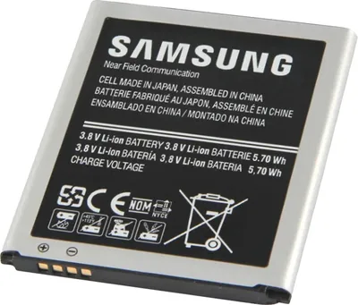 Produktbild von Clappio, Austausch-Akku für Samsung Galaxy V, 1500mAh Zusatzakku, Schwarz