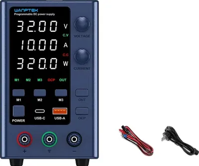 Obrázek produktu pro Stejnosměrný napájecí zdroj, nastavitelné napětí, výstup 10 A, EPS3210 32V 10A