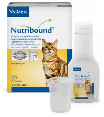 Image de VIRBAC Nutribound Convalescence - compléments alimentaires pour chats - 3x150ml