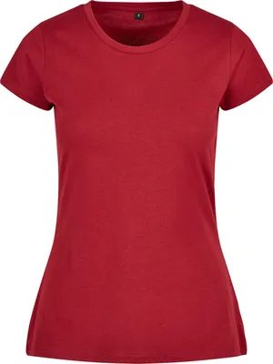 Produktbild von Build Your Brand - "Basic" T-Shirt für Damen RW8509 (M) (Burgunderrot)