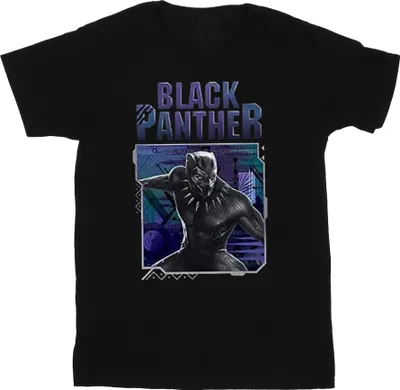 Produktbild von Black Panther - "Tech Badge" T-Shirt für Jungen BI1608 (152-158) (Schwarz)
