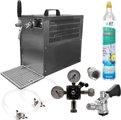 Produktbild von Zapfanlage Bierkoffer 60l/h Komplettset Korbkeg(S) 425g Soda Co²