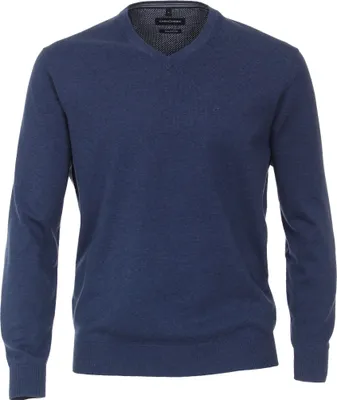 Produktbild von Casamoda - Herren Pullover mit V-Ausschnitt in verschiedenen Farben (004430), Größe:3XL, Farbe:blau (144)