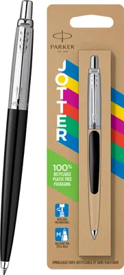 Productafbeelding van PARKER 2096873 PARKER Drukkogelpen JOTTER ORIGINALS, zwart, met vulpatroon.