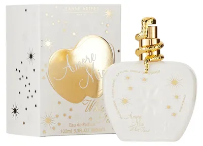 Zdjęcie produktu dla Jeanne Arthes Amore Mio White Pearl 100ml, Kobiety, 100 ml, Butelka jednorazowa, Różowy pieprz, Malina, Różowy, Benzoina, Karmel, Piżmo, Paczula, Wanilia