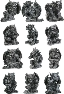 Produktbild von 12er Set Gargoyles 5,5cm