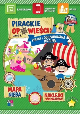 Immagine prodotto di ISBN Pirackie opowieści Część 5 Piraci i odczarowana kraina, Polski, Broszurowa okładka, 16 stron(y)