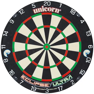 Produktbild von Unicorn Eclipse Ultra, Dartscheibe, Mehrfarbig, Borste, Rund, China, 45,5 cm