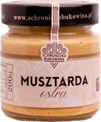 Produktbild von Scharfer Senf 200g - Schronisko Bukowina