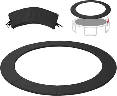Zdjęcie produktu dla Osłony na trampolinę, średnica 306 cm / 366 cm - 100% odporne na promieniowanie UV - Wytrzymałe pokrowce na sprężyny