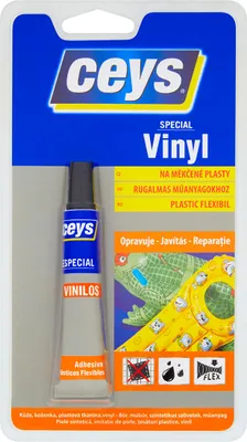 Imagen del producto de Adhesivo Ceys SPECIAL VINYL, para plásticos flexibles, 15 ml