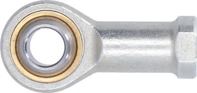 Produktbild von Gelenkkopflager SI12T/K aus Kohlenstoffstahl, 16 mm, für Hydraulikzylinder im Maschinenbau, Linksgewinde