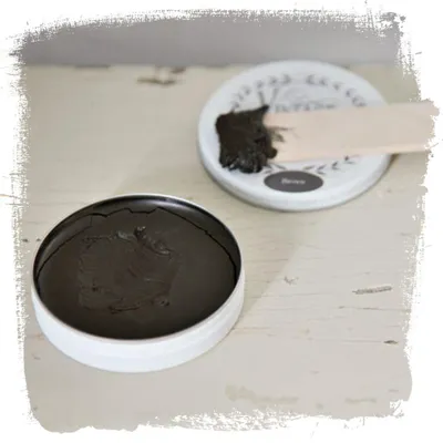 Produktbild von JDL Vintage Paint Antique Wax Möbelwachs 35 g – Natürliches Antikwachs für Kreidefarbe – Schutz & Shabby Chic Finish – Bienenwachs & Carnaubawachs – EN 71-3 - Schwarz