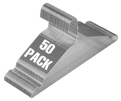 Metall-Kleiderbügel 50 Stk., 42,4 cm, antirutsch, platzsparend