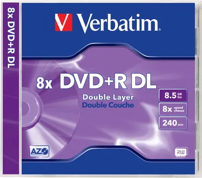Image de Verbatim 43540 DVD vierge 8,5 GB DVD+R 1 pièce(s)