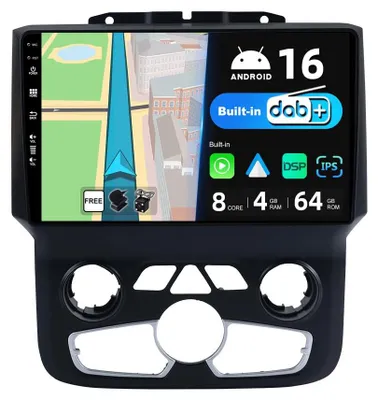 Zdjęcie produktu dla Android 15, radio samochodowe IPS, 9 cali, z DAB i bezprzewodowym Carplay/Android Auto