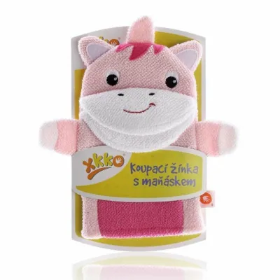 Produktbild von Swaddle Up Badehandschuh mit Puppe - Einhorn