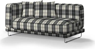 Produktbild von Dekoria Bezug für Tylösand 2-Sitzer Sofa nicht ausklappbar, schwarz- weiss, Bezug für Tylösand 2-Sitzer
