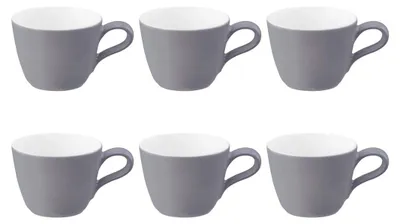 Zdjęcie produktu dla Seltmann Weiden - Zestaw 6 filiżanek do espresso 90ml Life Fashion Elegant Grey