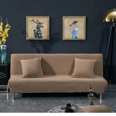 Obrázok produktu pre Poťah na pohovku, elastický, hnedý, 150-185 cm