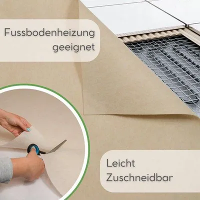 Produktbild von Antislipmat für Wohnzimmer - warme Isolierung - großes Wohnzimmer-Tapetenstopper - Vlies-Tapetenunterlage - 190 x 290 cm