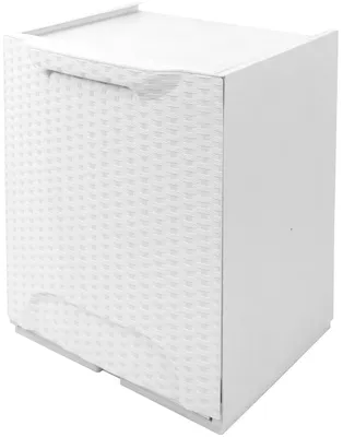 Image de RATTAN R34-1FRW Panier basculant 34 x 29 x 47 cm, blanc