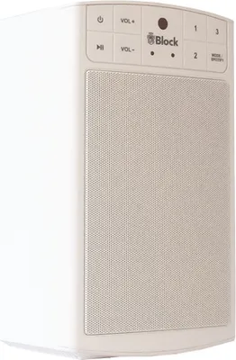 Produktbild von Audioblock BLOCK A, Weiß, 15 W, Dual-Band (2,4 GHz/5 GHz), 18 W, 110 - 240 V, 15 V