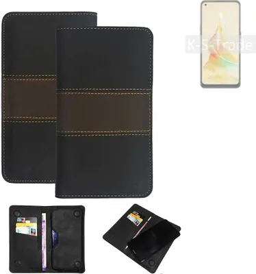 Produktbild von K-S-Trade Hülle Handyhülle kompatibel mit Oppo Reno8 T 4G Schutzhülle Walletcase Bookstyle Tasche Schutz Case Handytasche Wallet Cover Kunstleder